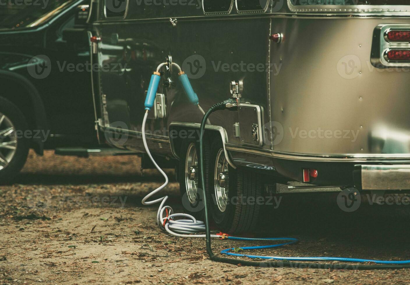RV Park Travel Trailer Full Hookups photo