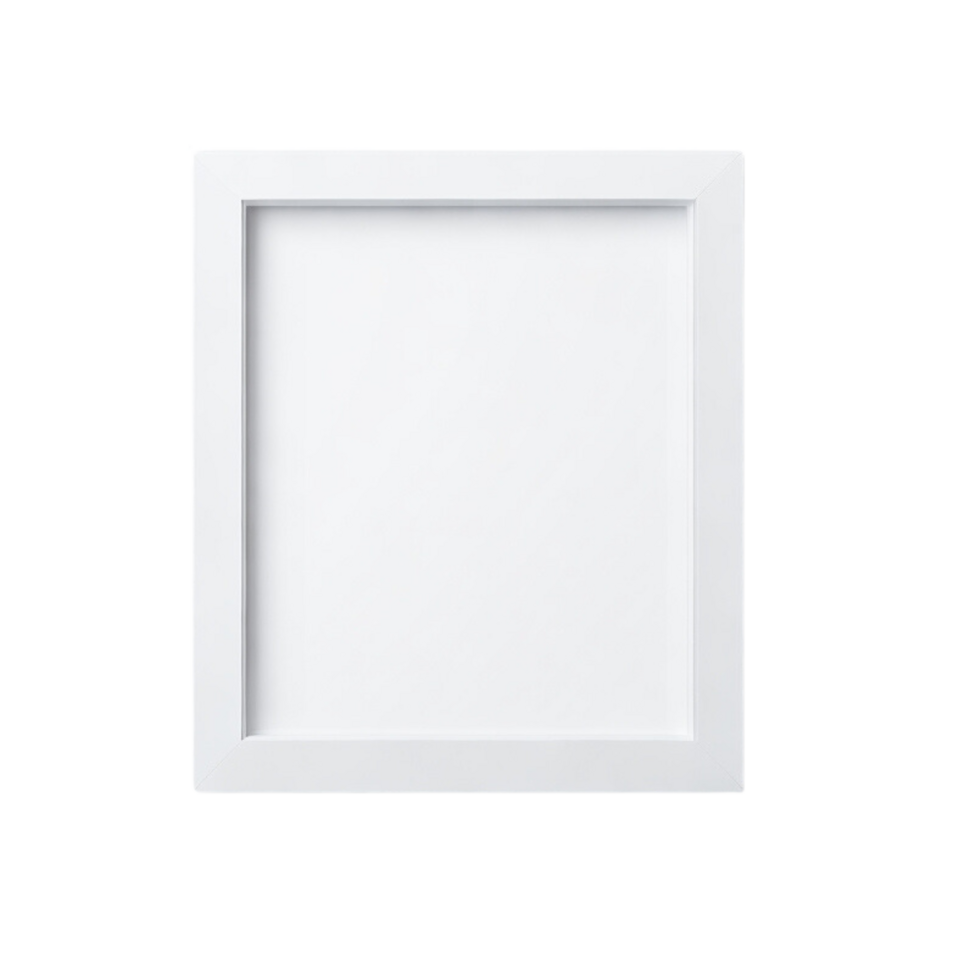 white blank frame with  white border mockup, Empty blank frame mockup, blank picture frame template, frame mockup on transparent background,  minimalistic frame clipart png