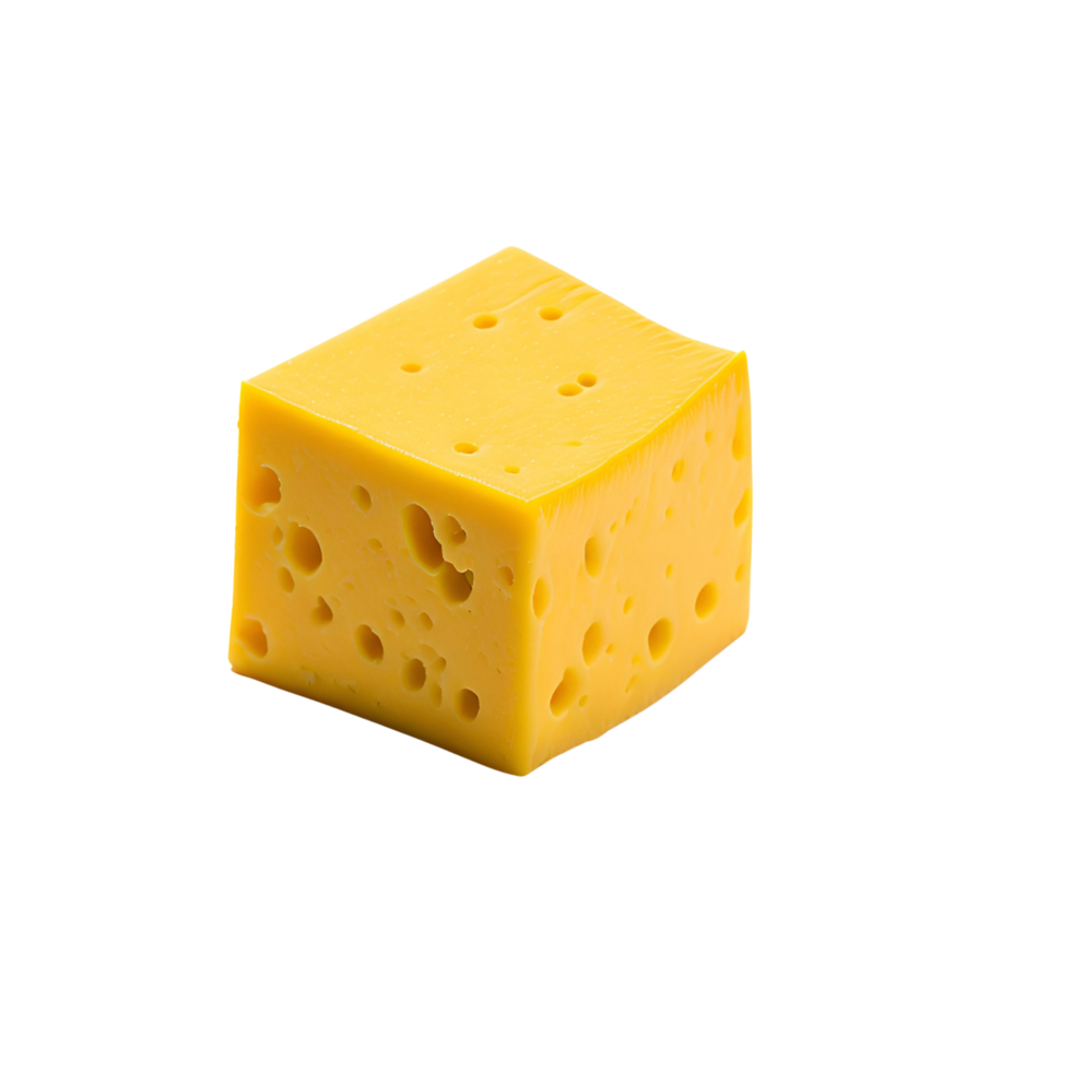 queso cubo aislado, queso cubo en transparente fondo, queso cubo, comida fotografía png