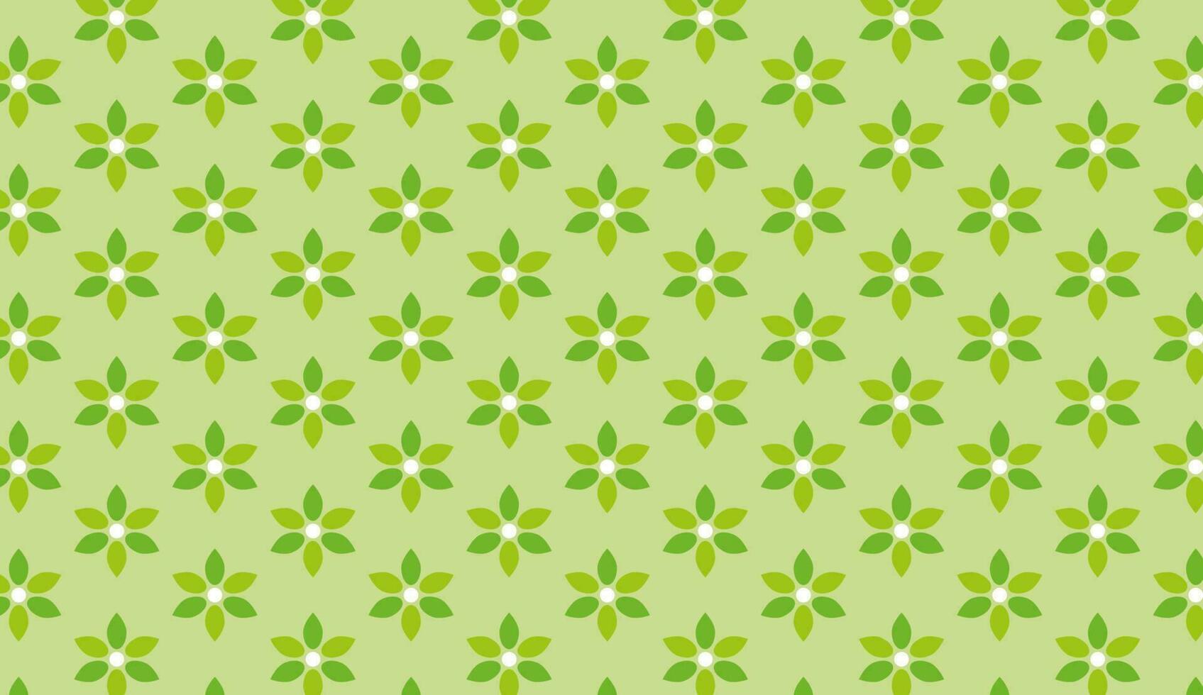 vector green leaves and floral background abstract