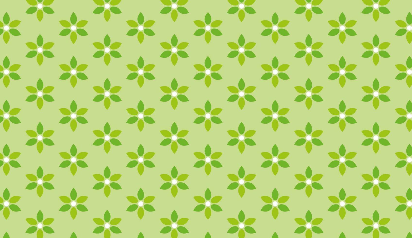 vector green leaves and floral background abstract