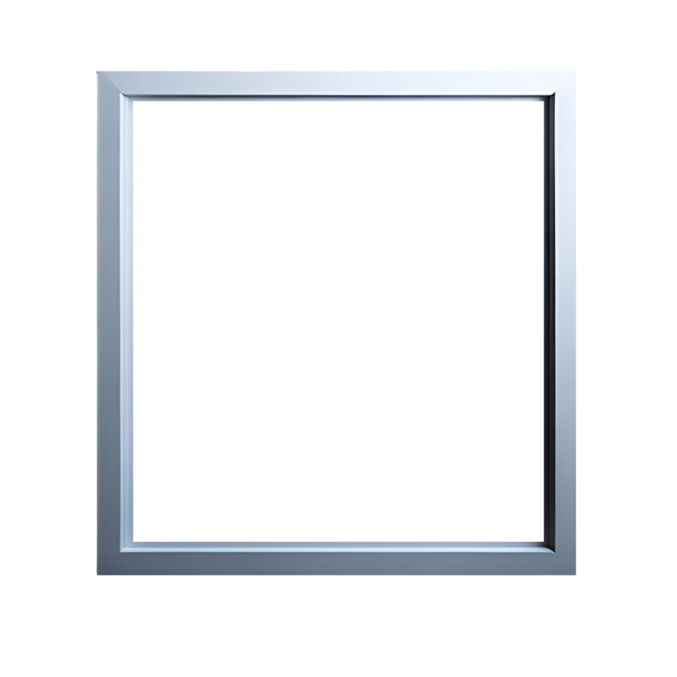 white blank frame with  white border mockup, Empty blank frame mockup, blank picture frame template, frame mockup on transparent background,  minimalistic frame clipart png