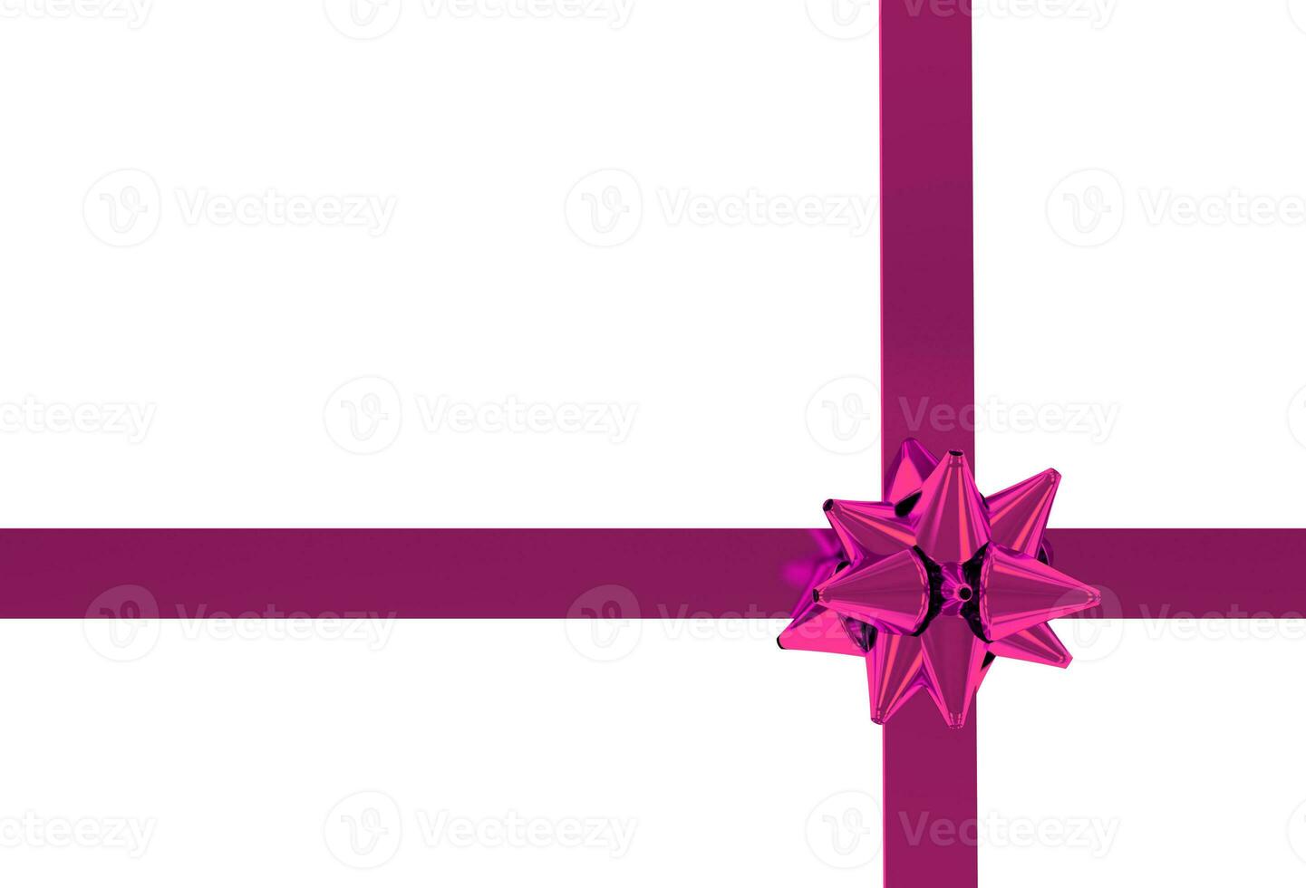 Close Up Of Present Wrapped With Ribbon. photo