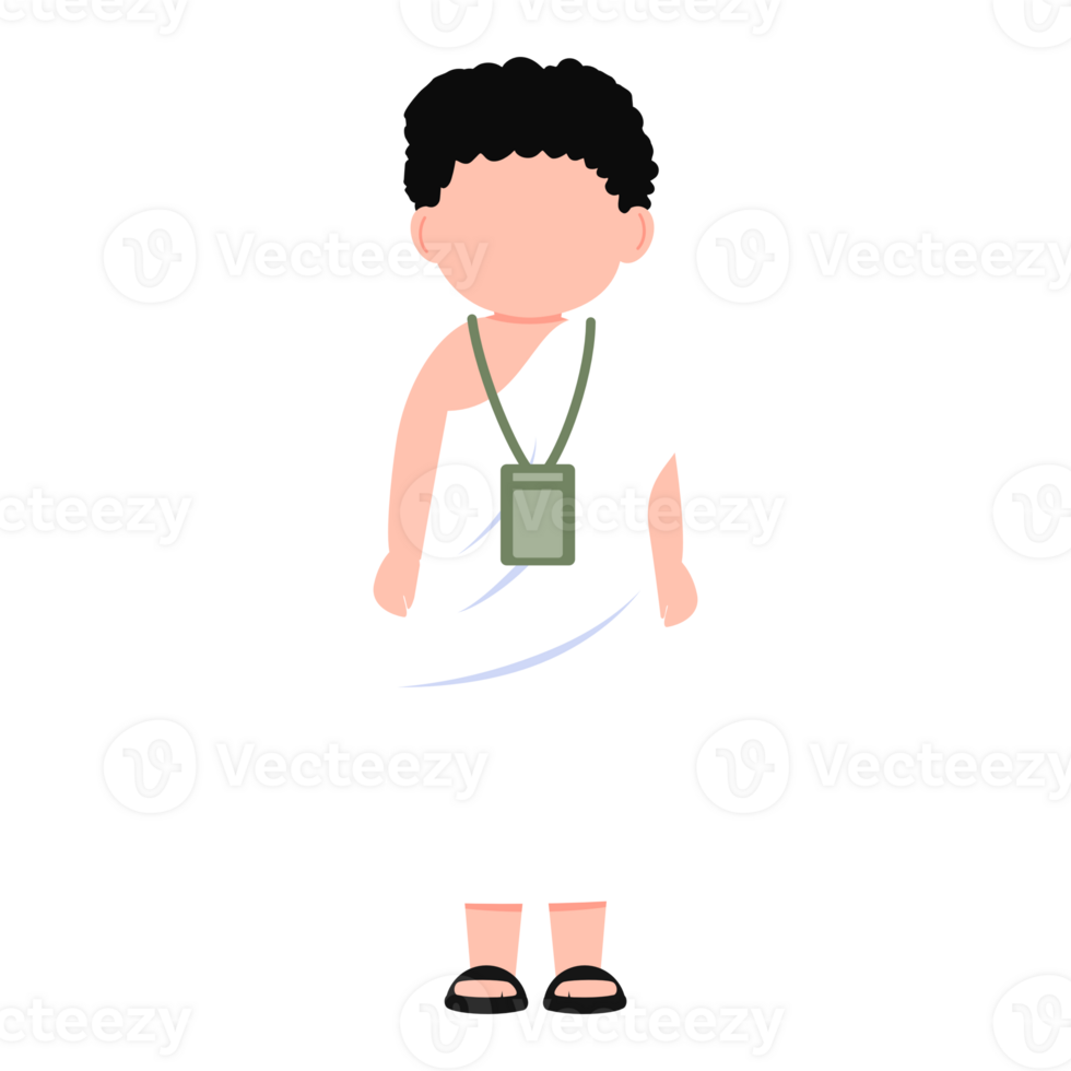 Pilgrim hajj illustration png
