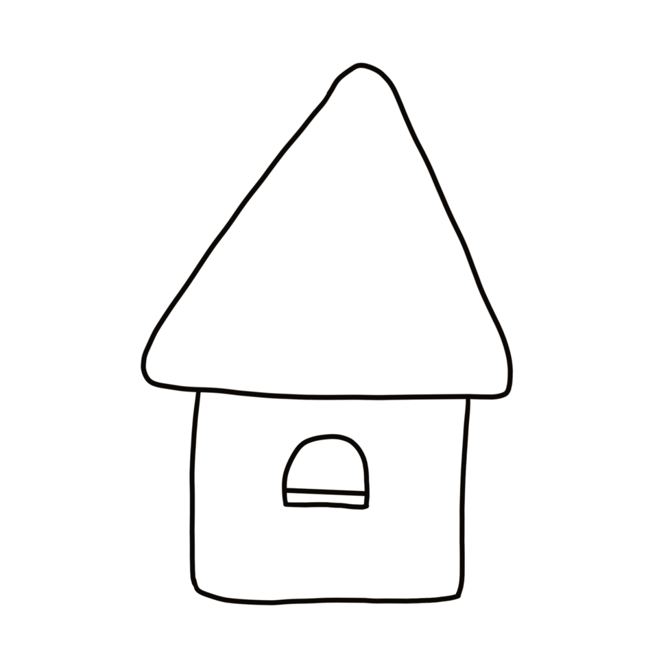 house, castle, doodle, line drawing, cartoon, accommodation, icon, logo png