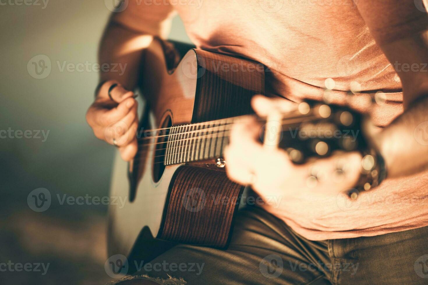 Guitarist Playing Guitar photo