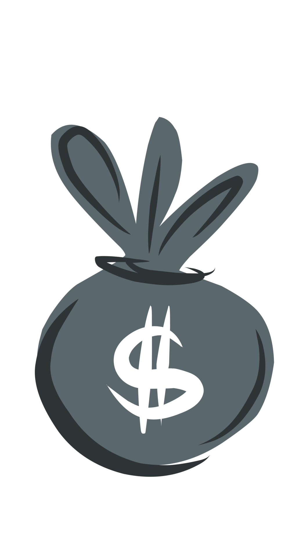 Money icon dollar sign on the bag. 24524182 PNG