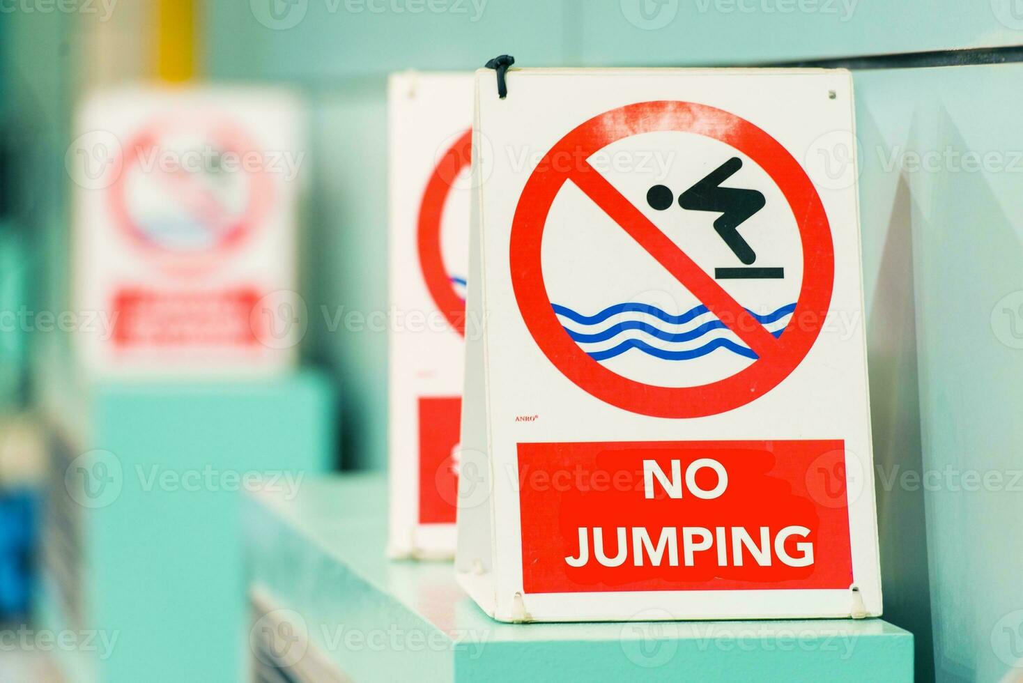 No Jumping Into Pool photo