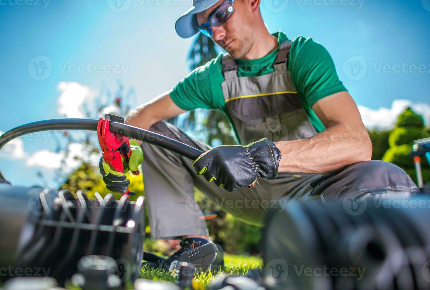 Building Garden Watering System photo