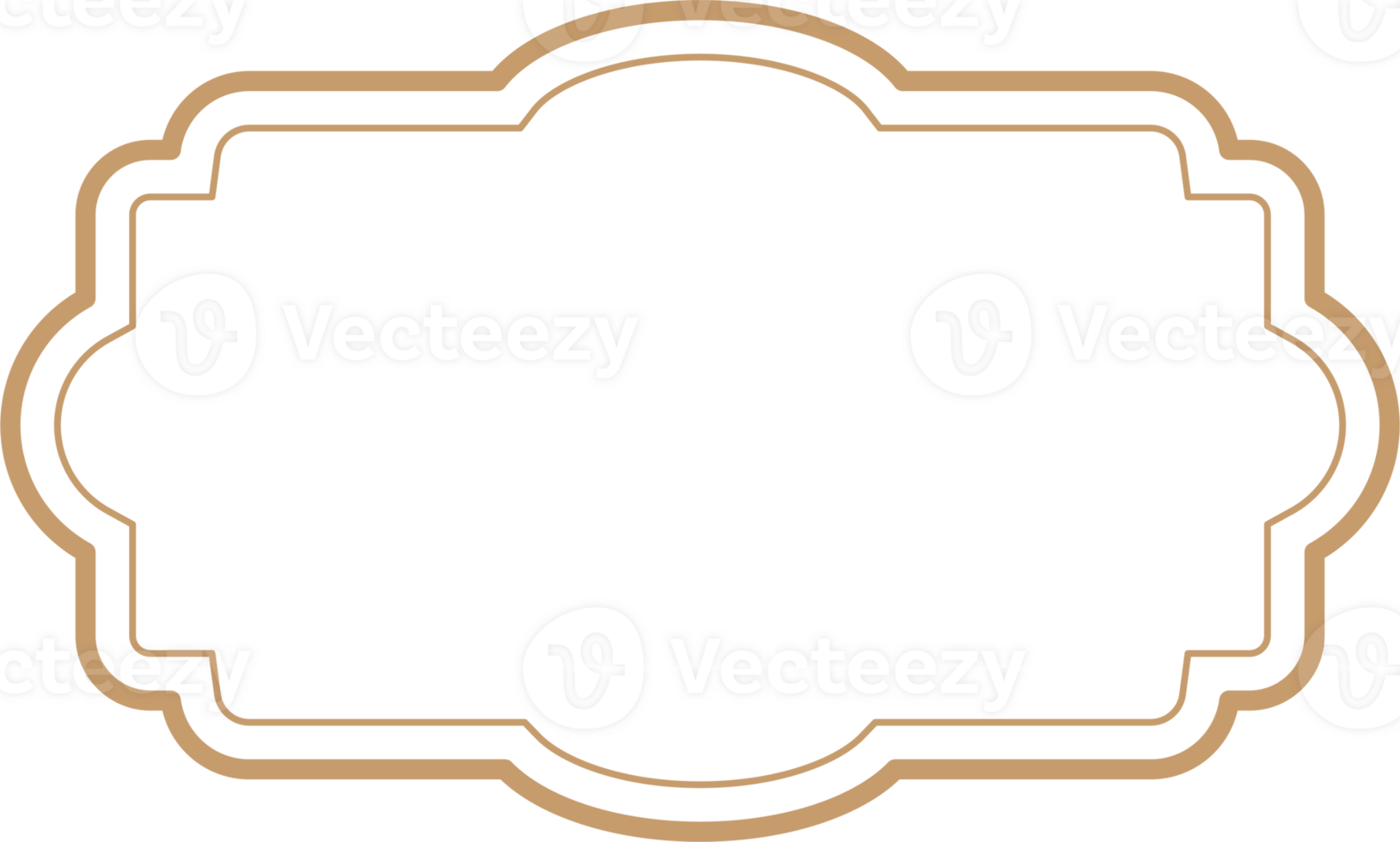 Vintage label frame, decorative vintage borders, logo design frame. png