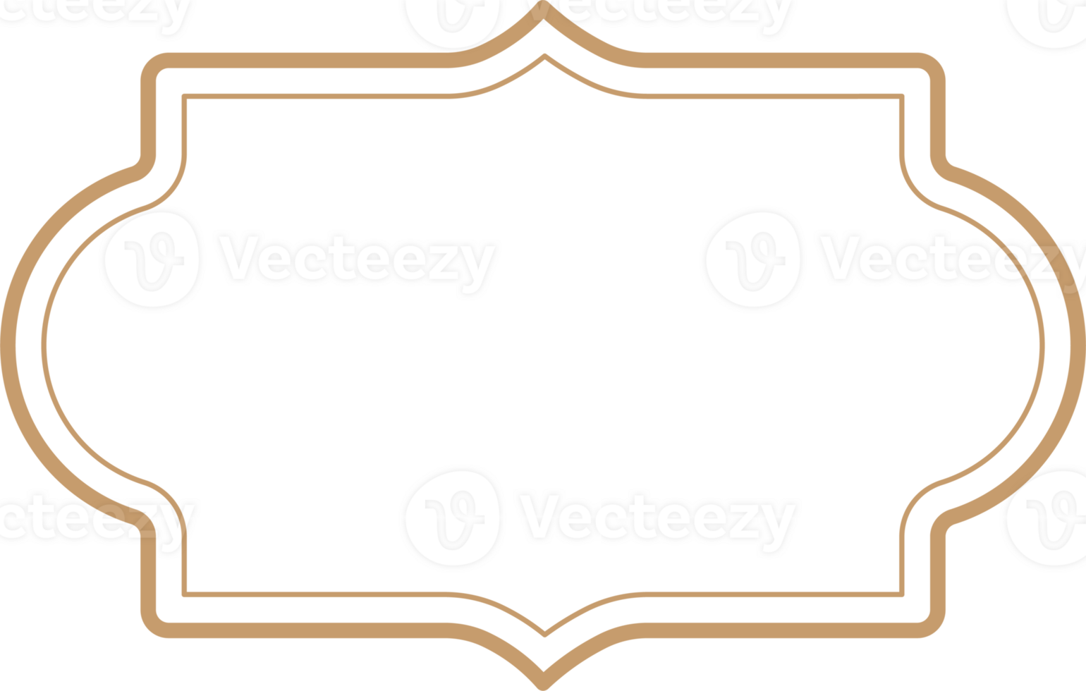 Vintage label frame, decorative vintage borders, logo design frame. png