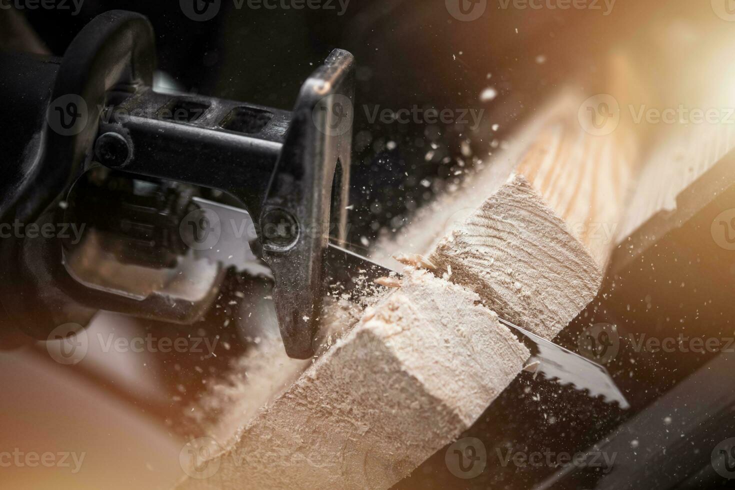 Reciprocating Saw Wood Work photo