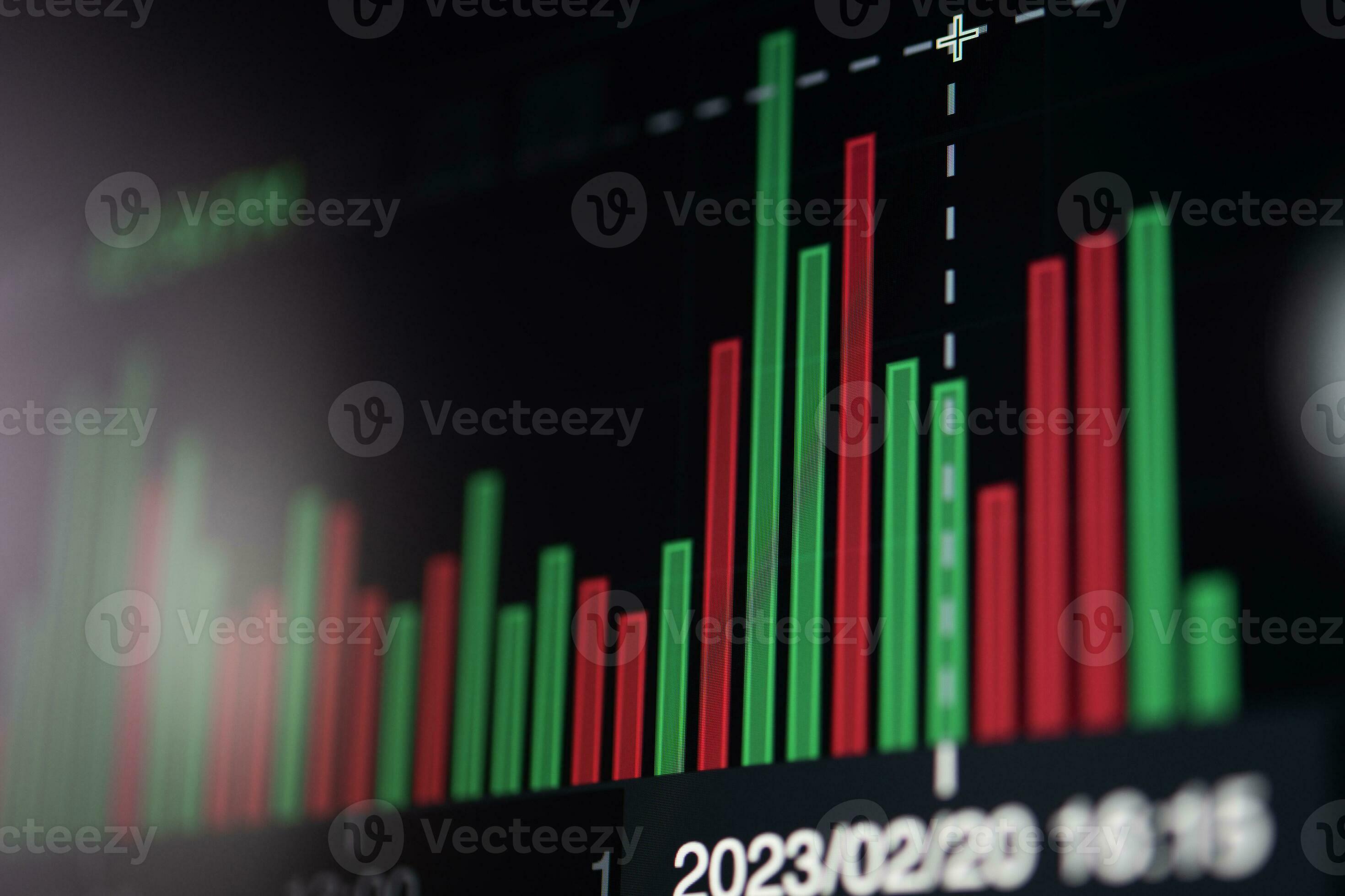 Trading Volume Chart Display Close Up 24525078 Stock Photo at Vecteezy