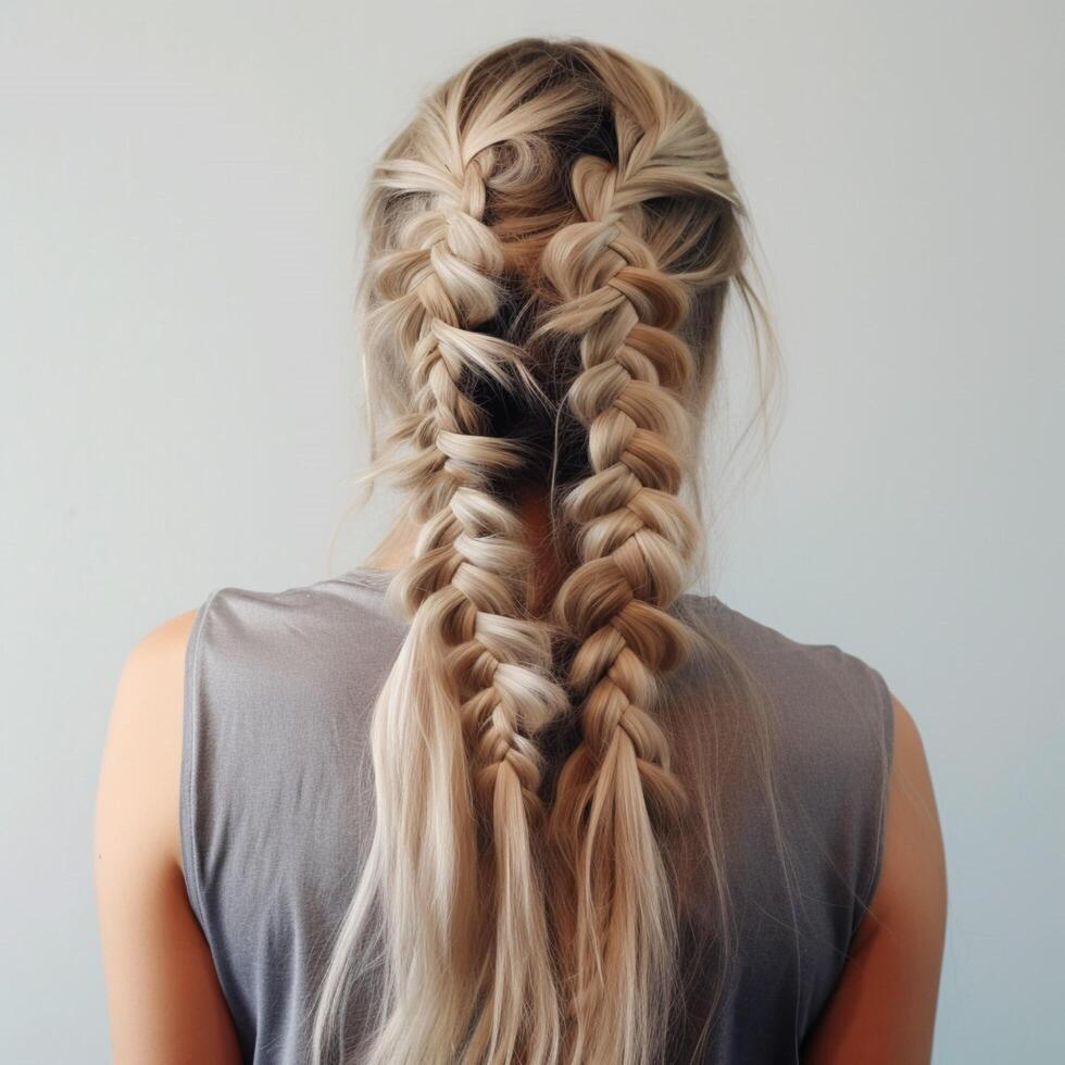 photo of Peek-a-boo braid