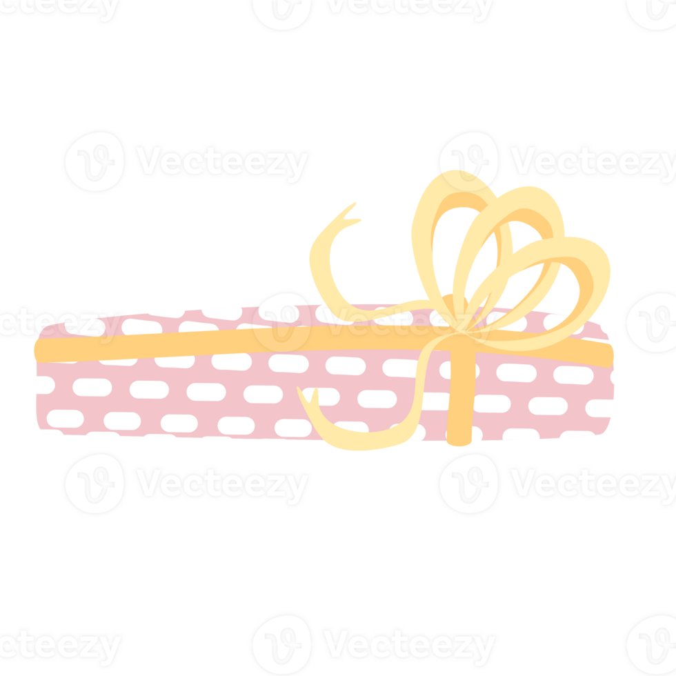 Gift boxes Christmas Birthday presents PNG no background for decoration cartoon freehand drawing kid art