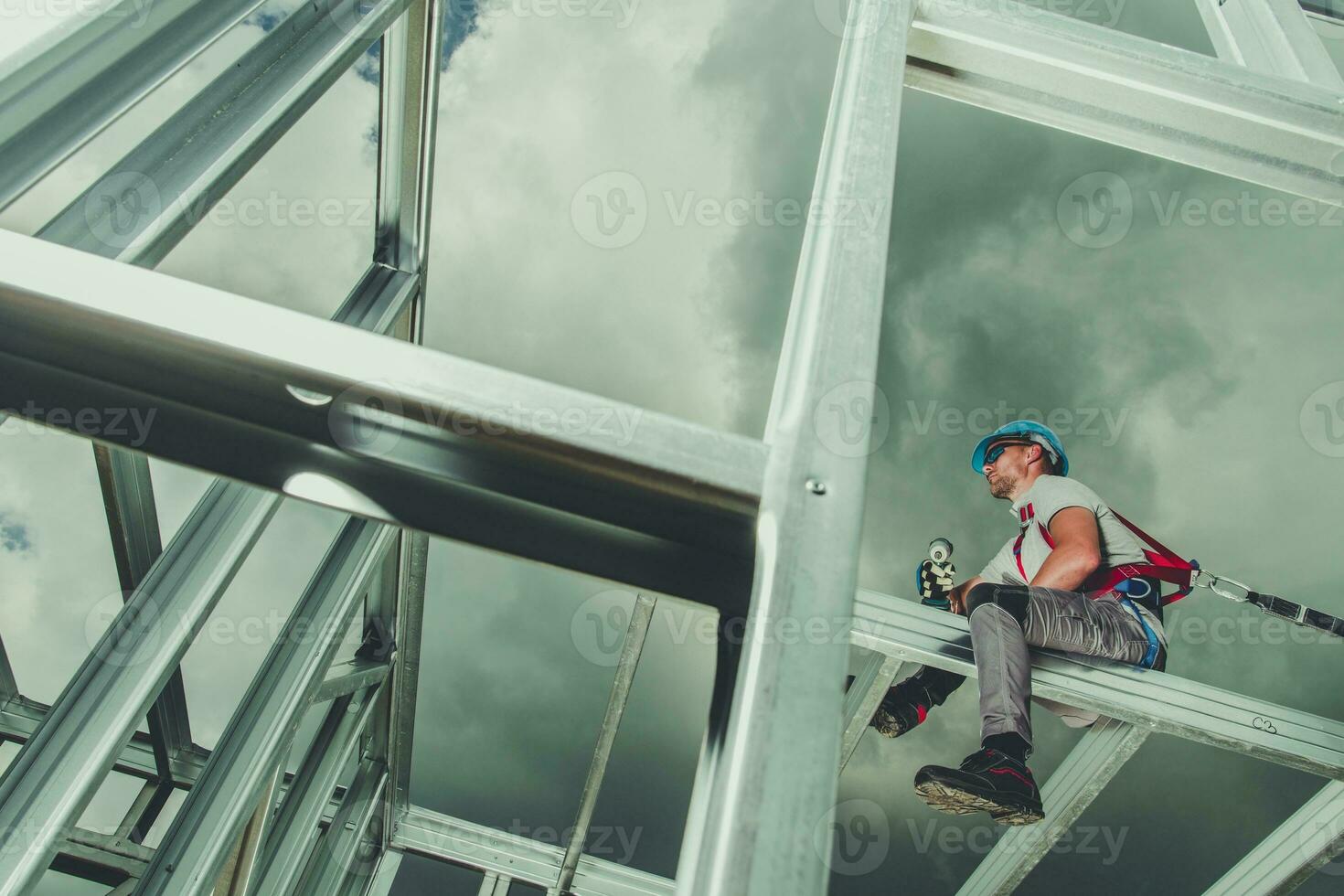 Men Building Skeleton Steel photo