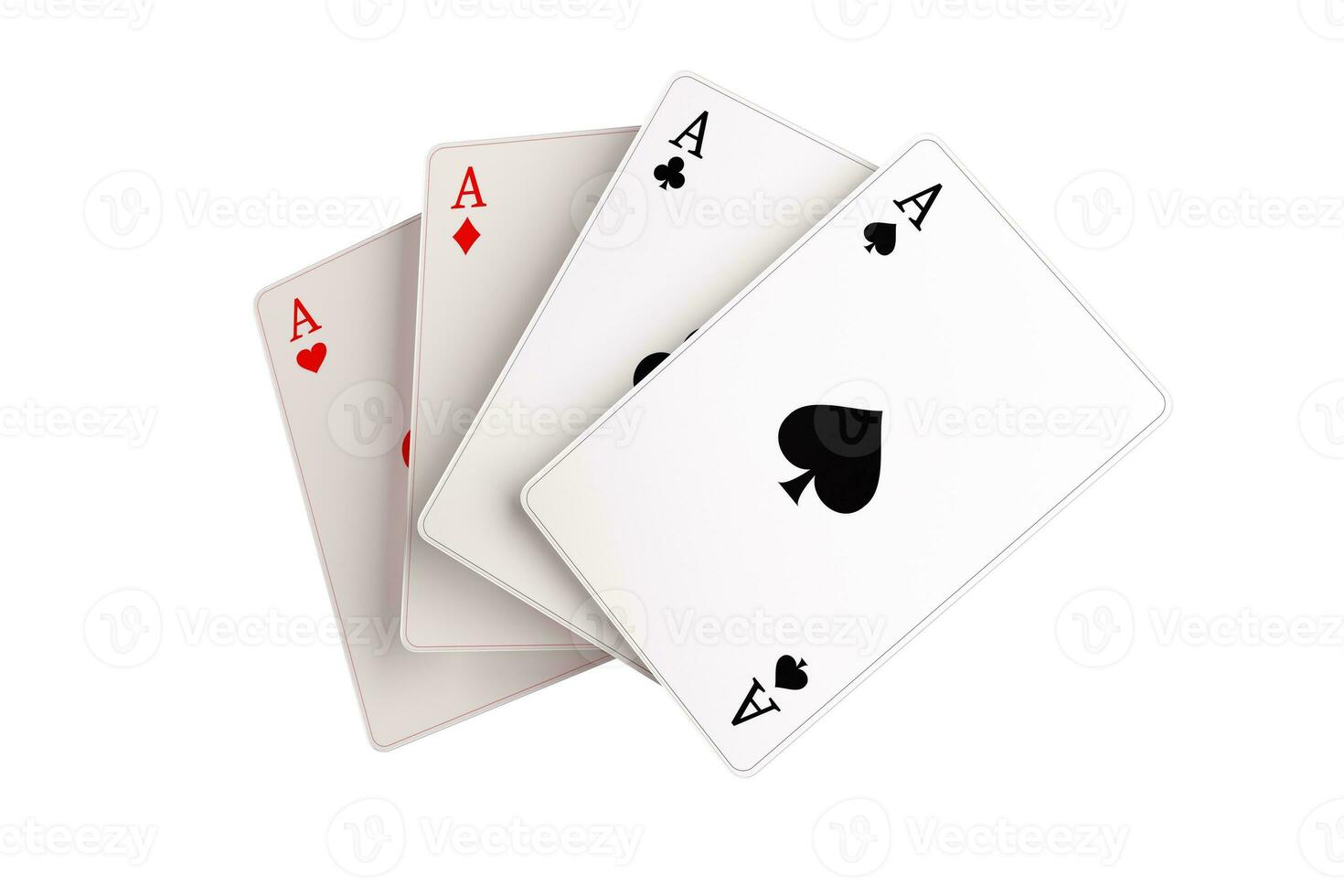 Poker Cards 3D Illustration photo