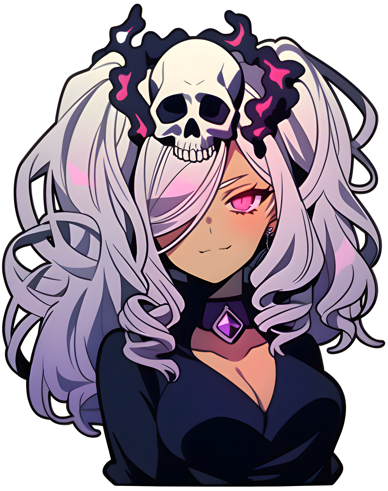 AI GENERATED - Anime Girl Sticker - The Princess 24525719 PNG