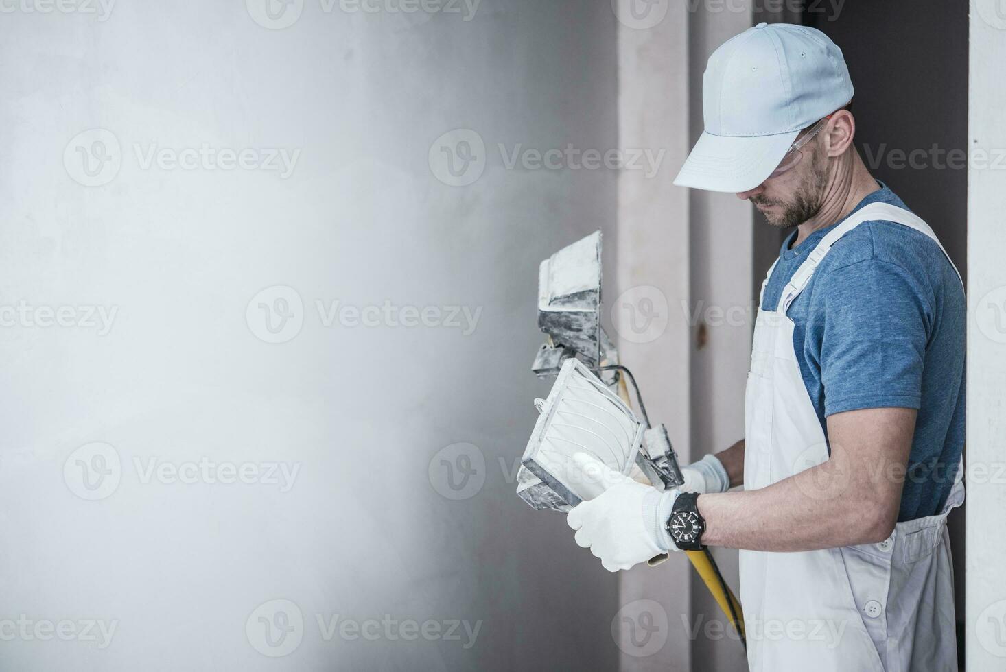 Caucasian Construction Worker photo