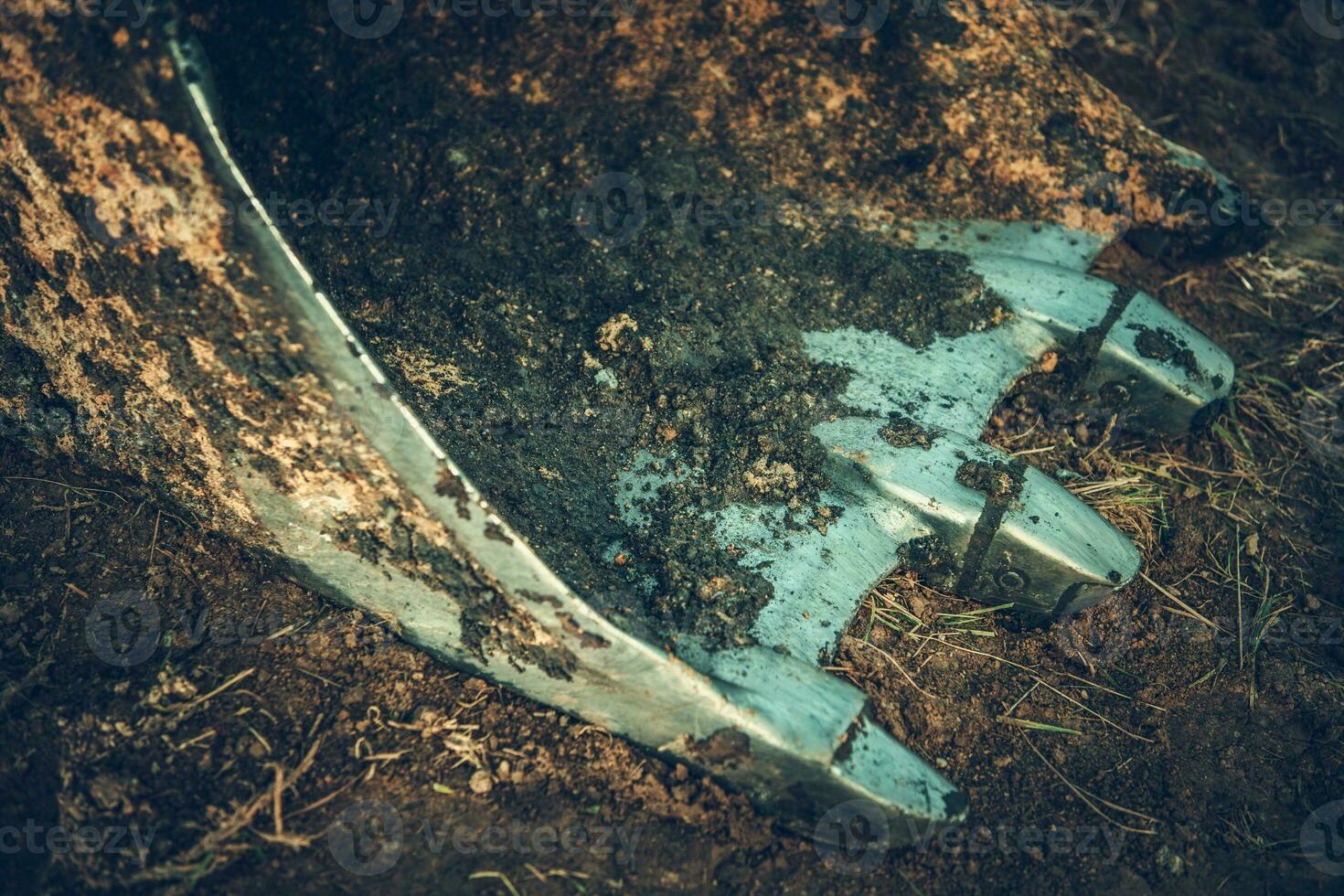 Excavator Iron Bucket photo