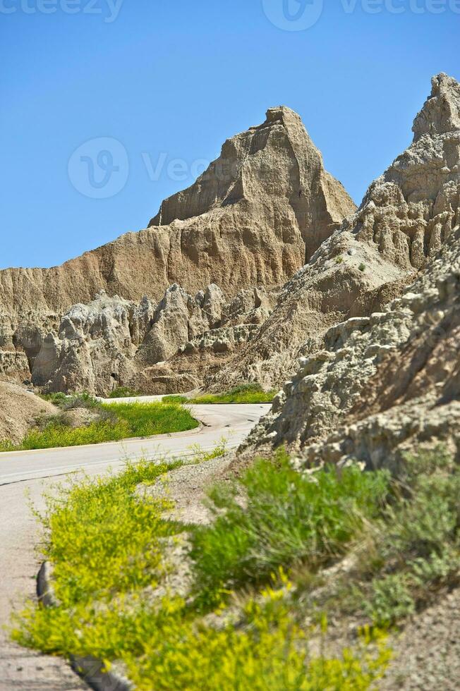 Road Thru Badlands photo