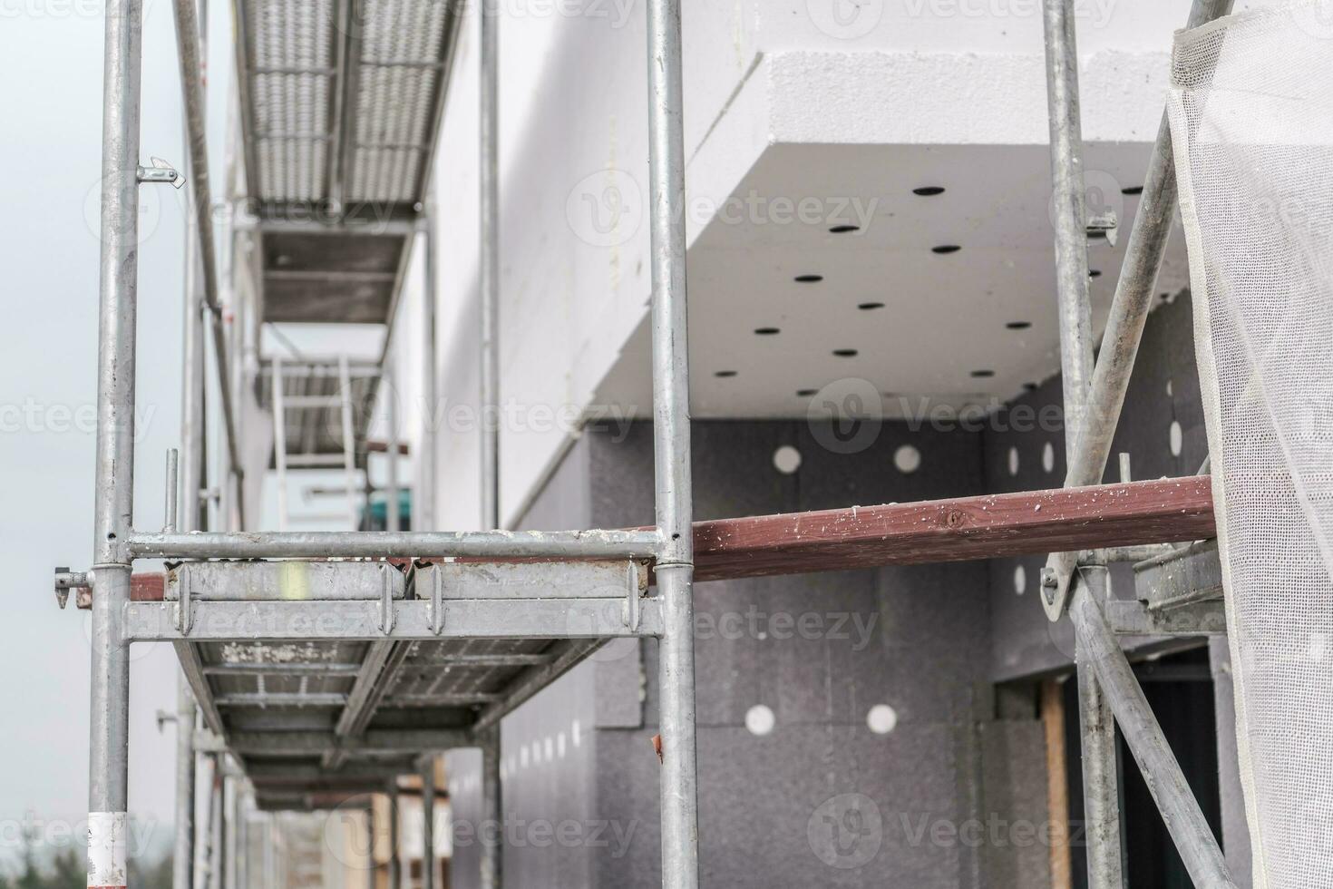 House Building Scaffolding photo
