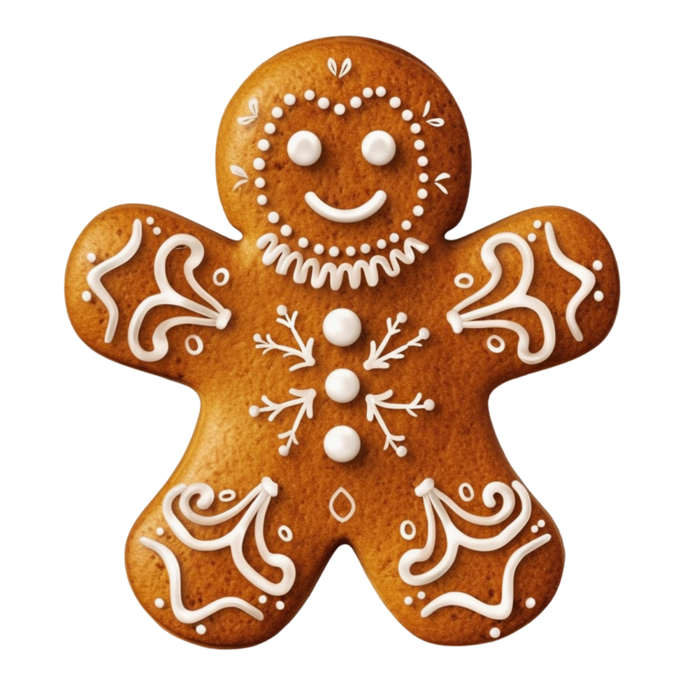 Happy Gingerbread Cookies Christmas. png