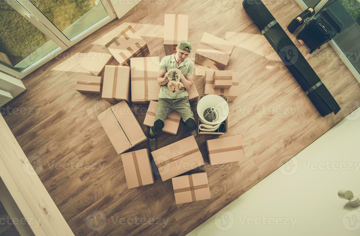 Single Men with Dog Moving In photo