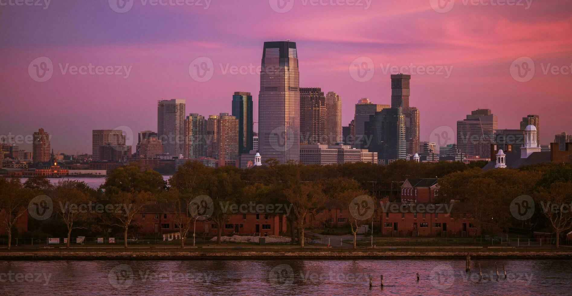 New Jersey State Jersey City Skyline photo
