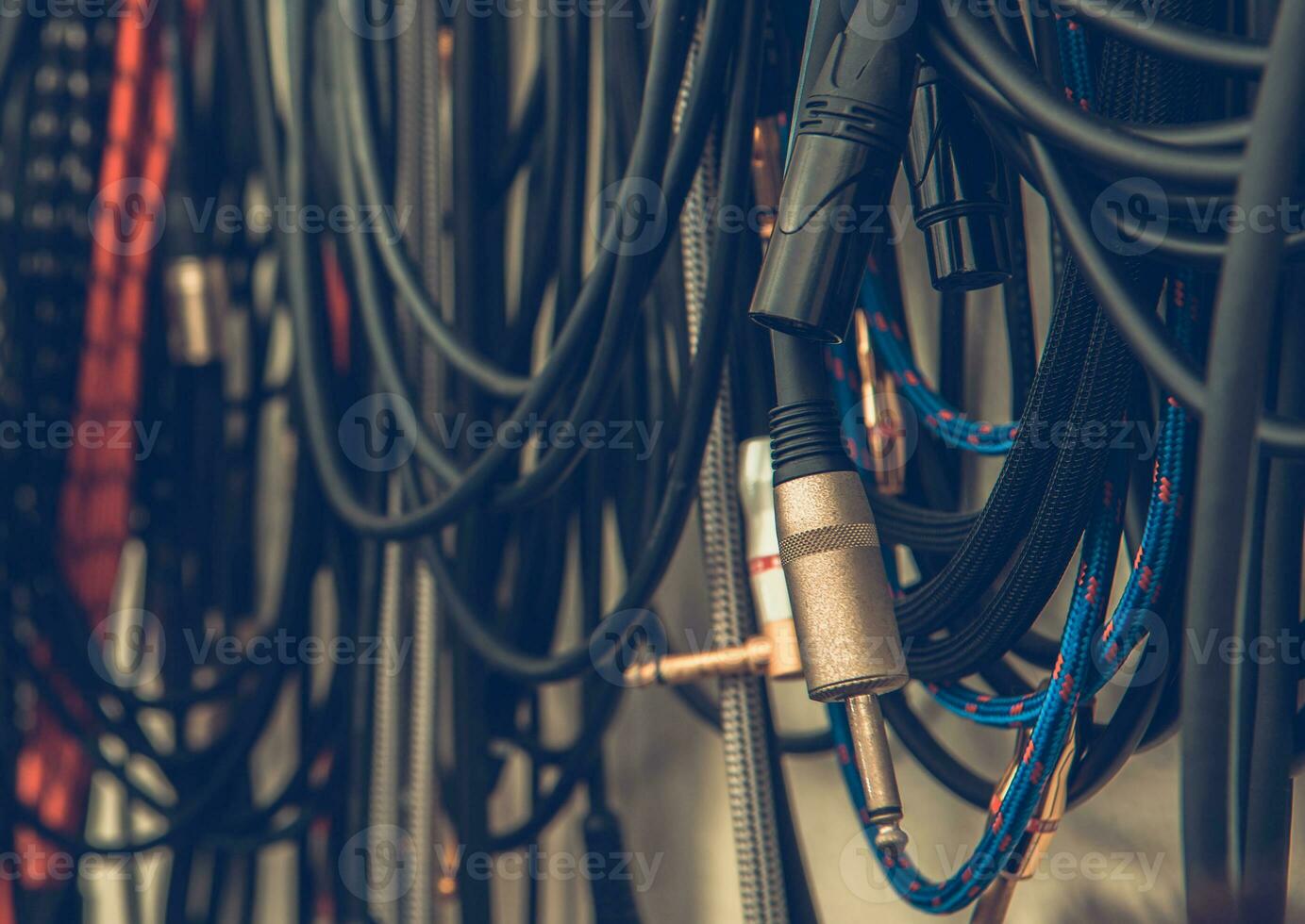 Bunch of Music Band Cables photo