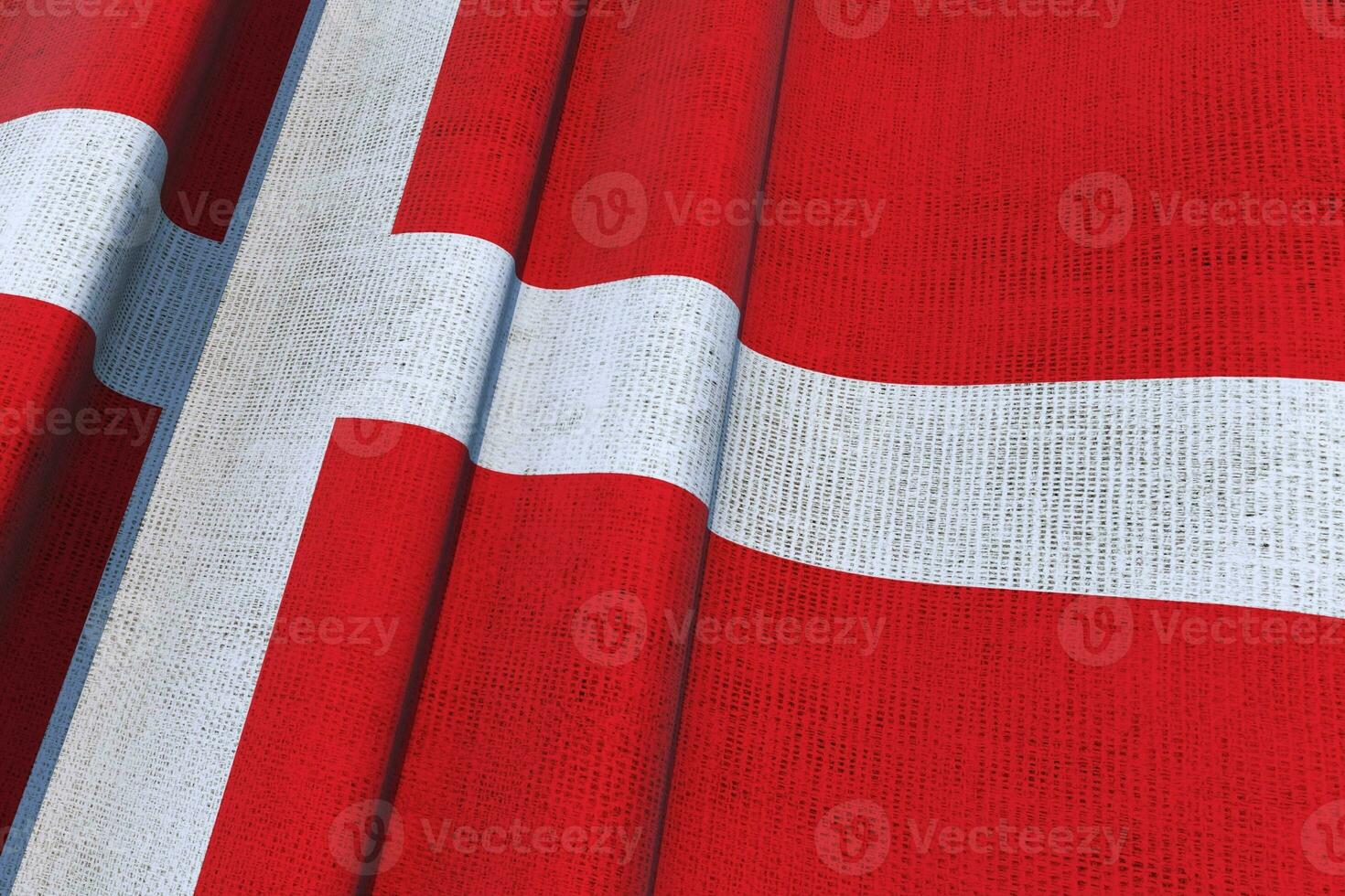 Denmark Waving Canvas Flag photo