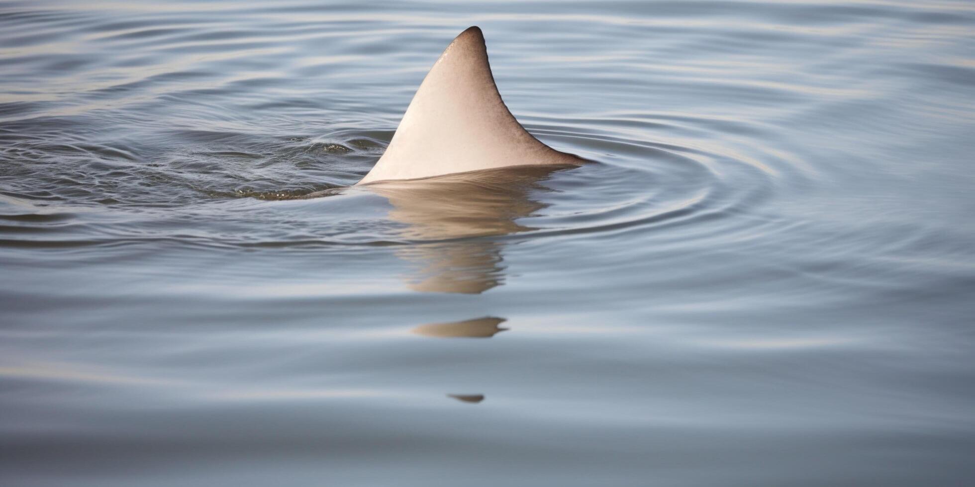 Shark and fishes in the ocean photo