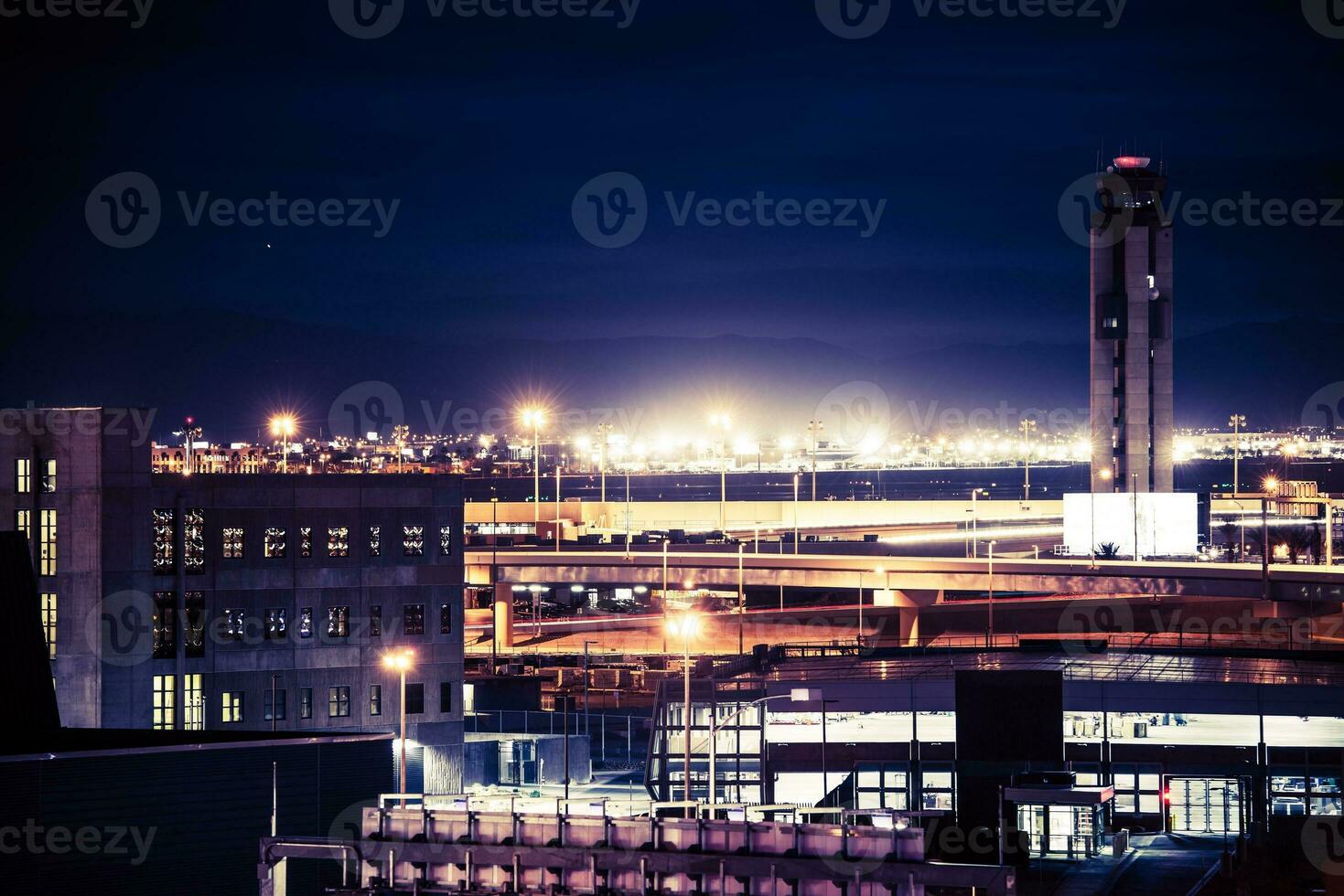 Las Vegas Airport at Night photo