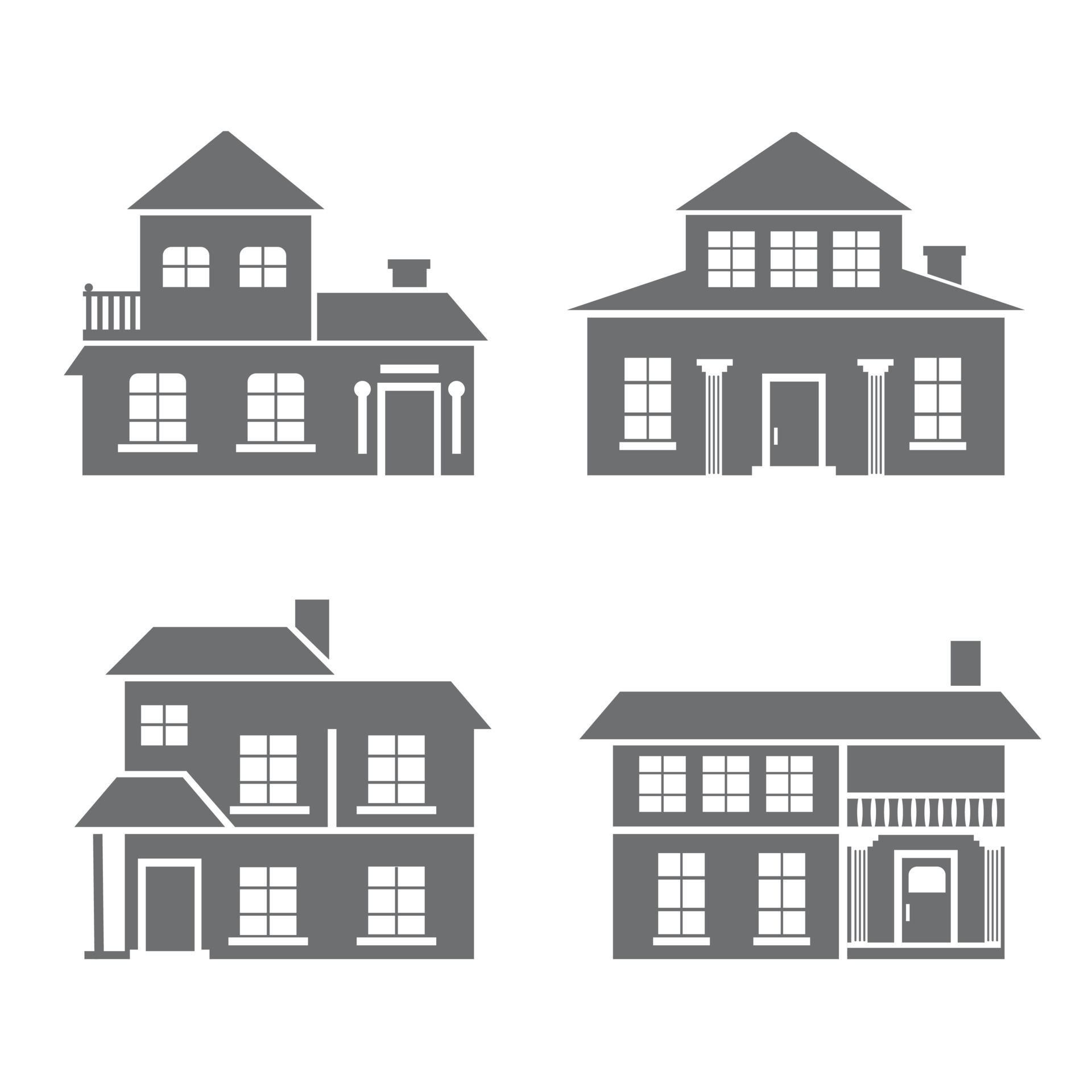 house vector black and white 24527401 Vector Art at Vecteezy