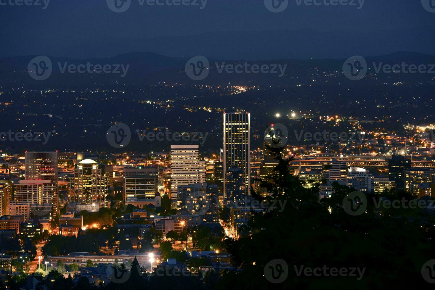 Downtown Portland Closeup photo