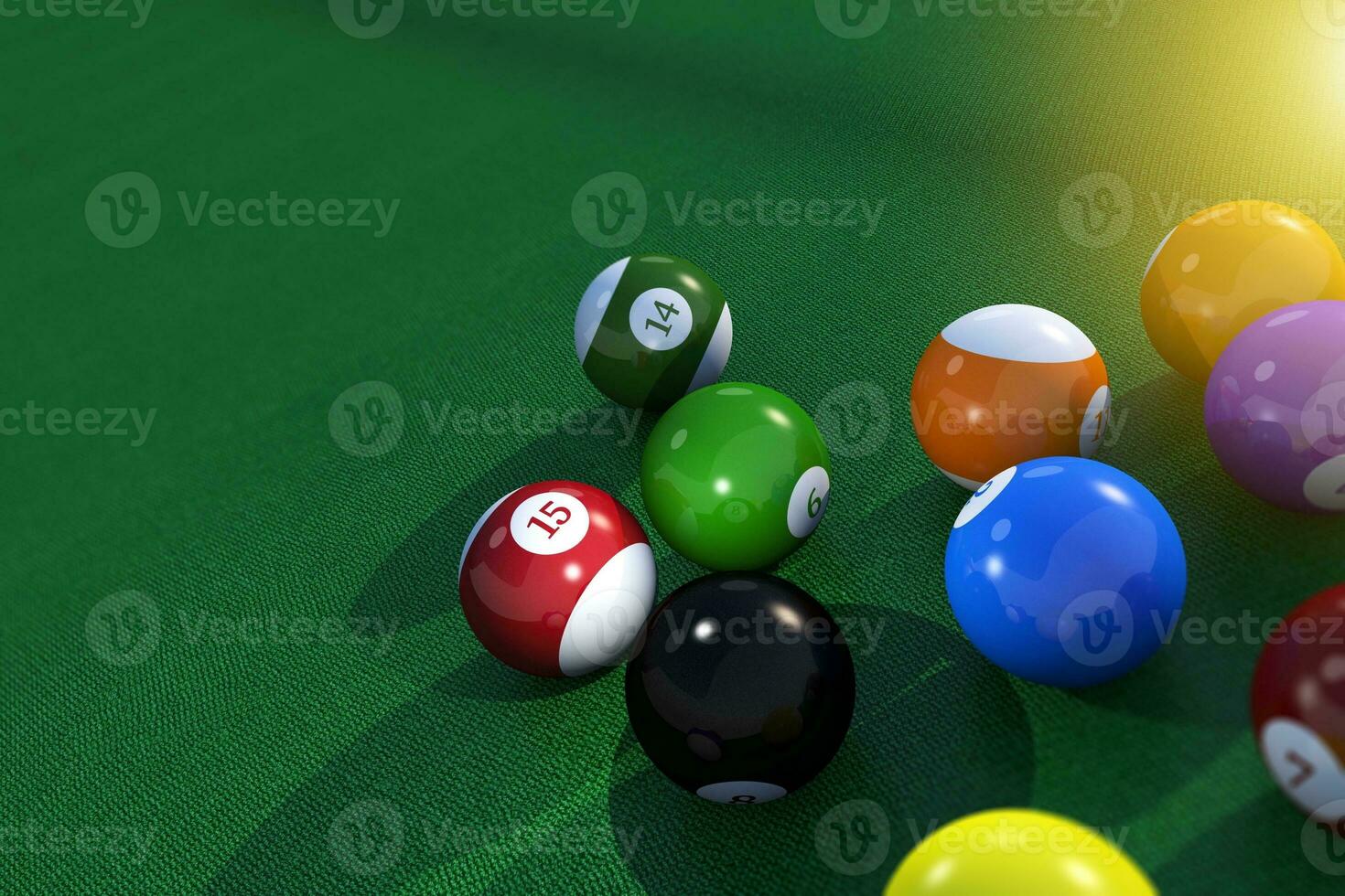 Billard Pool Table Balls photo