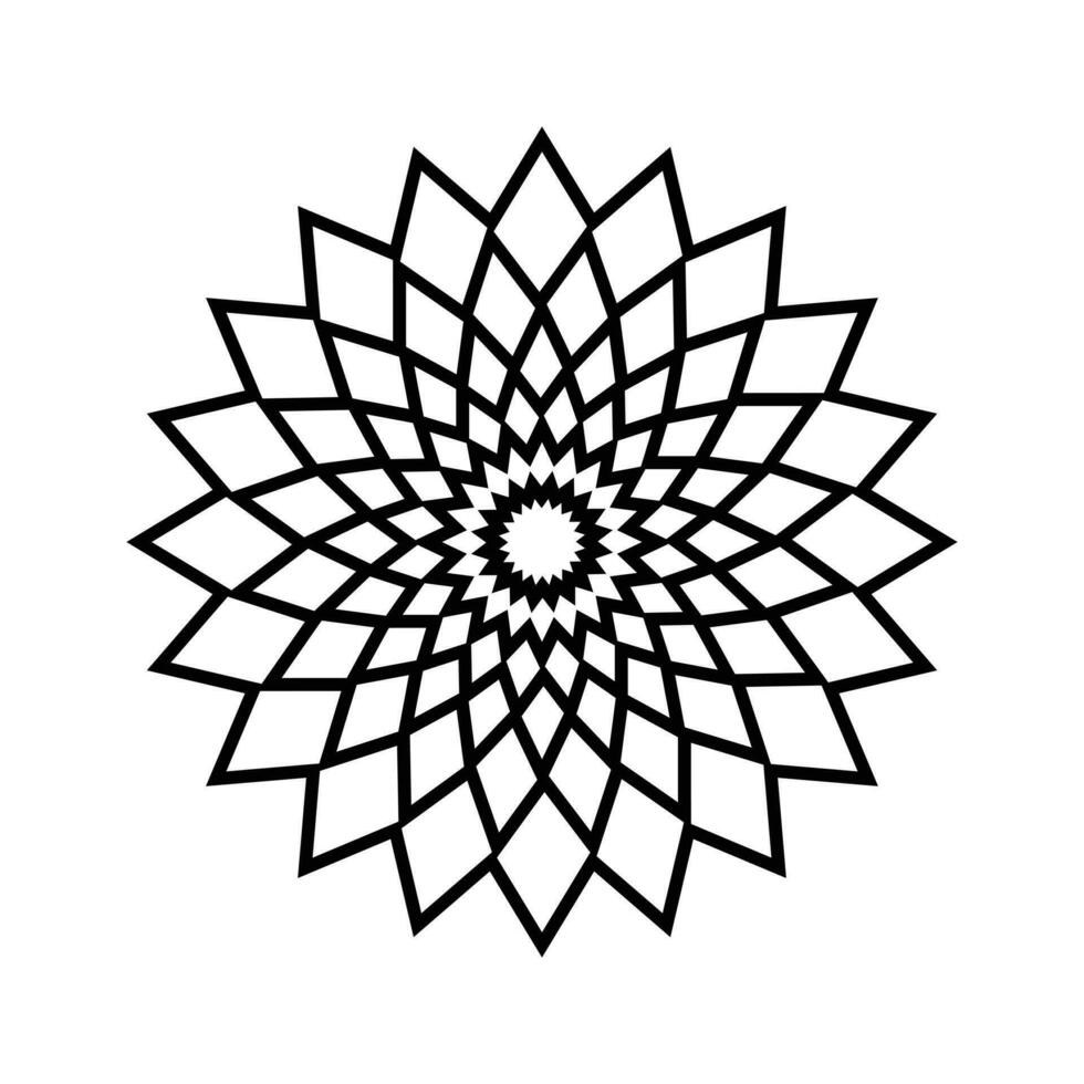 geométrico mandalas diseño, vector ilustración eps10 gráfico. el geométrico ornamento diseño es adecuado para ninguna diseño, especialmente religioso adornos y diseño elementos para mezquitas