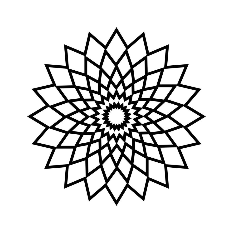 geometric mandalas design, vector illustration eps10 graphic. The geometric ornament design is suitable for any design, especially religious ornaments and design elements for mosques
