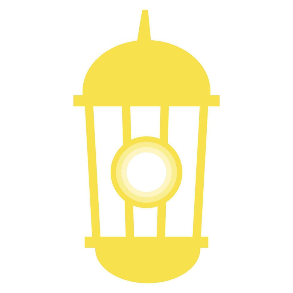 linterna lámpara vector ilustración diseño cuales es sinónimo con el celebracion de eid al-fitr y eid al-adha para musulmanes decorativo elementos para religioso diseño
