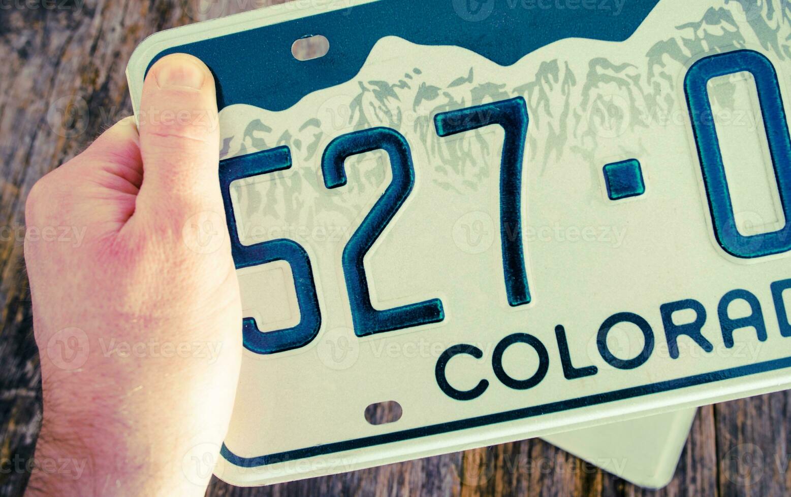 Colorado License Plate photo