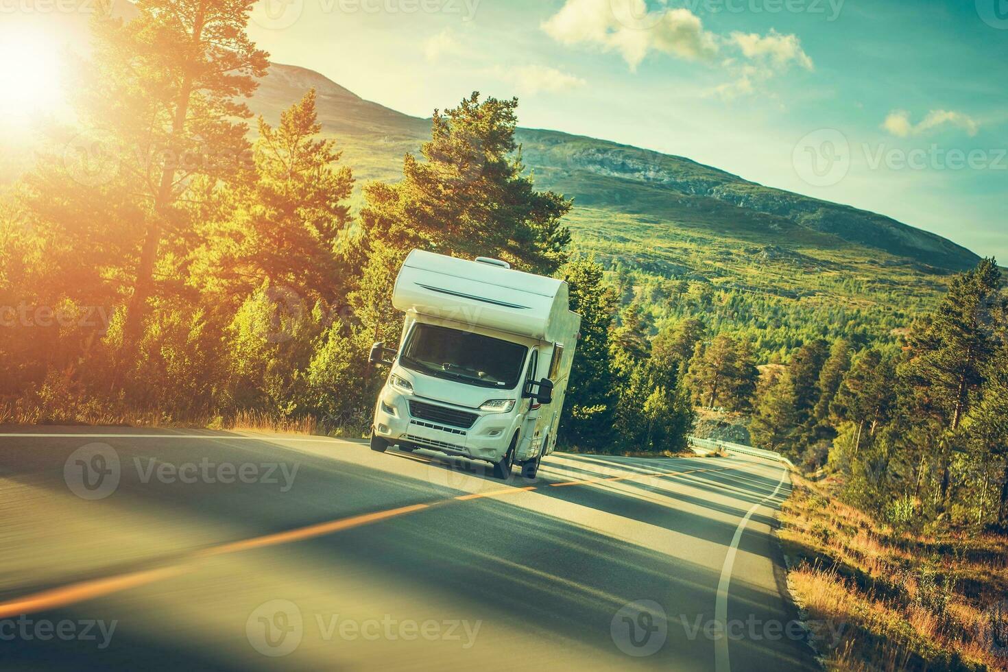 camper camioneta verano viaje foto