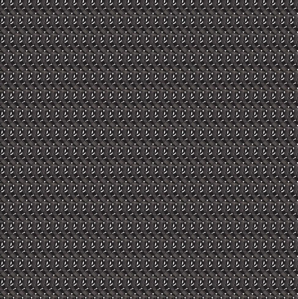 seamless pattern with shapes in black white vector