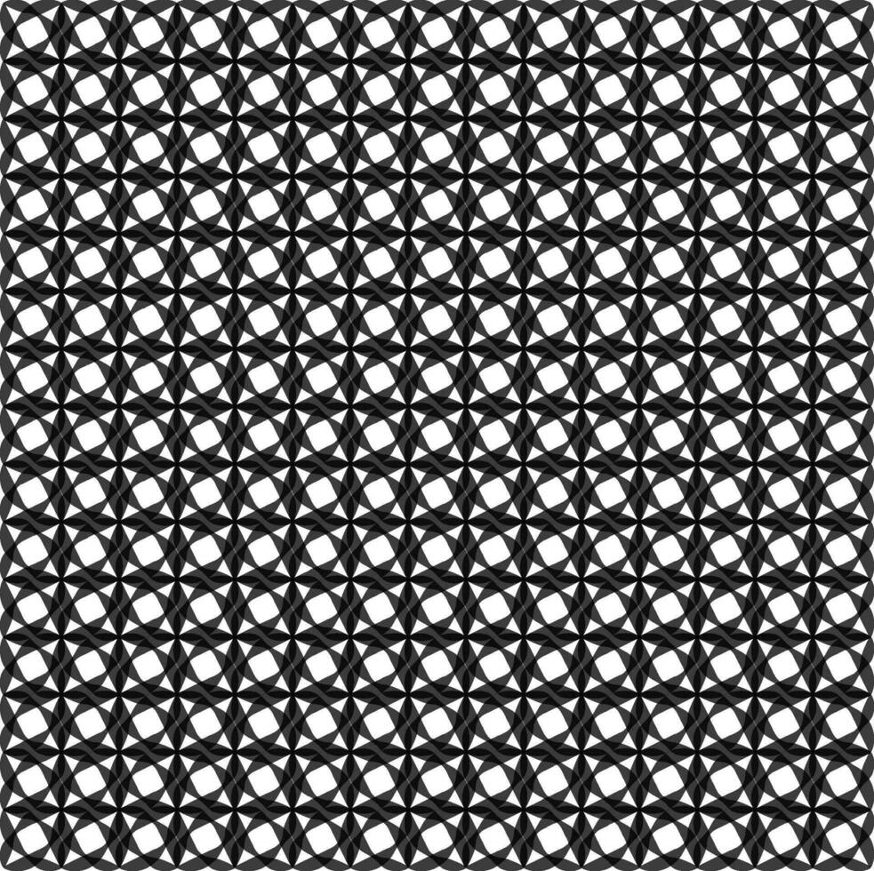 seamless pattern with shapes in black white vector