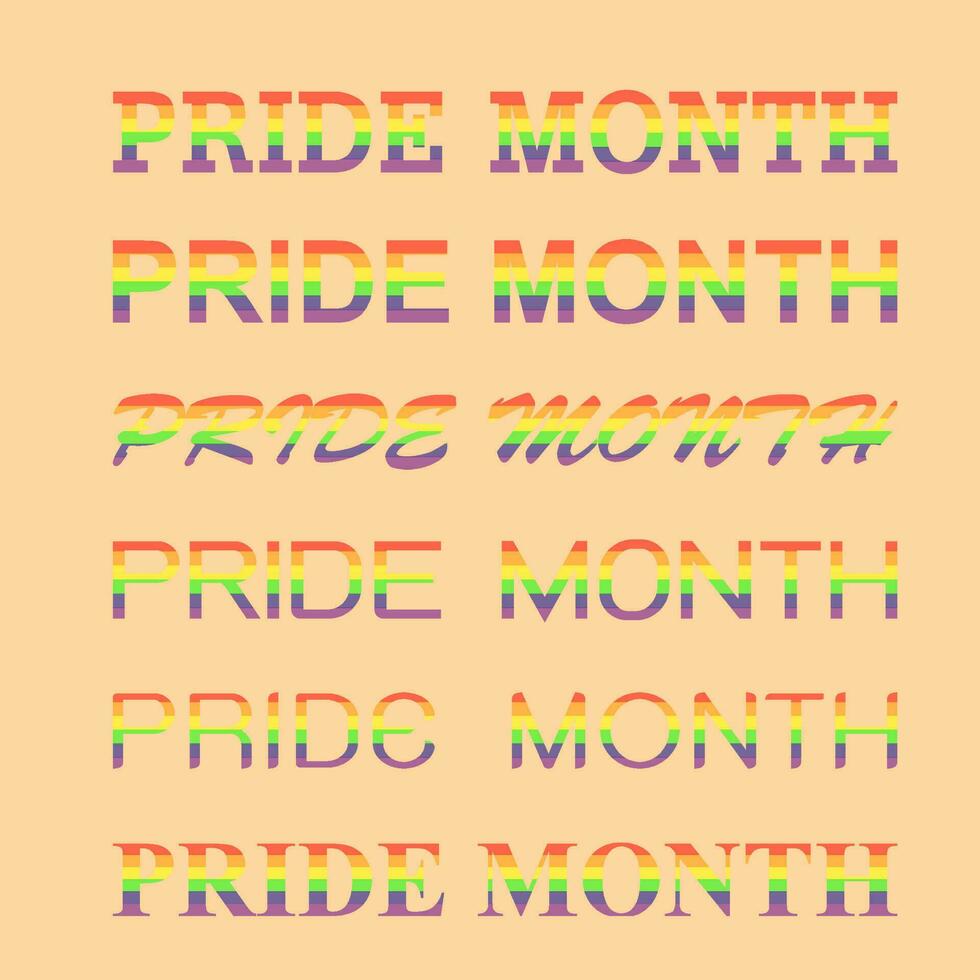 abstract colorful background, pride month vector