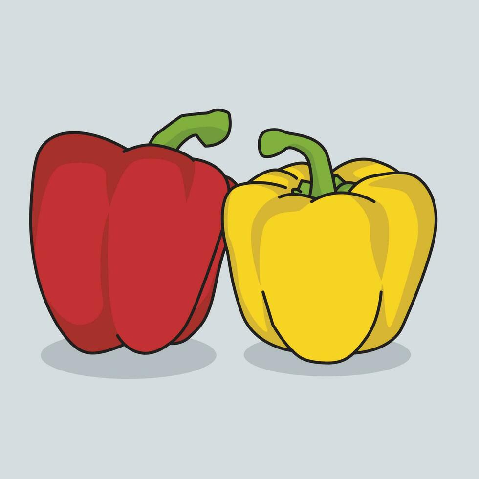 illustration vector graphic of fruit and vegetable