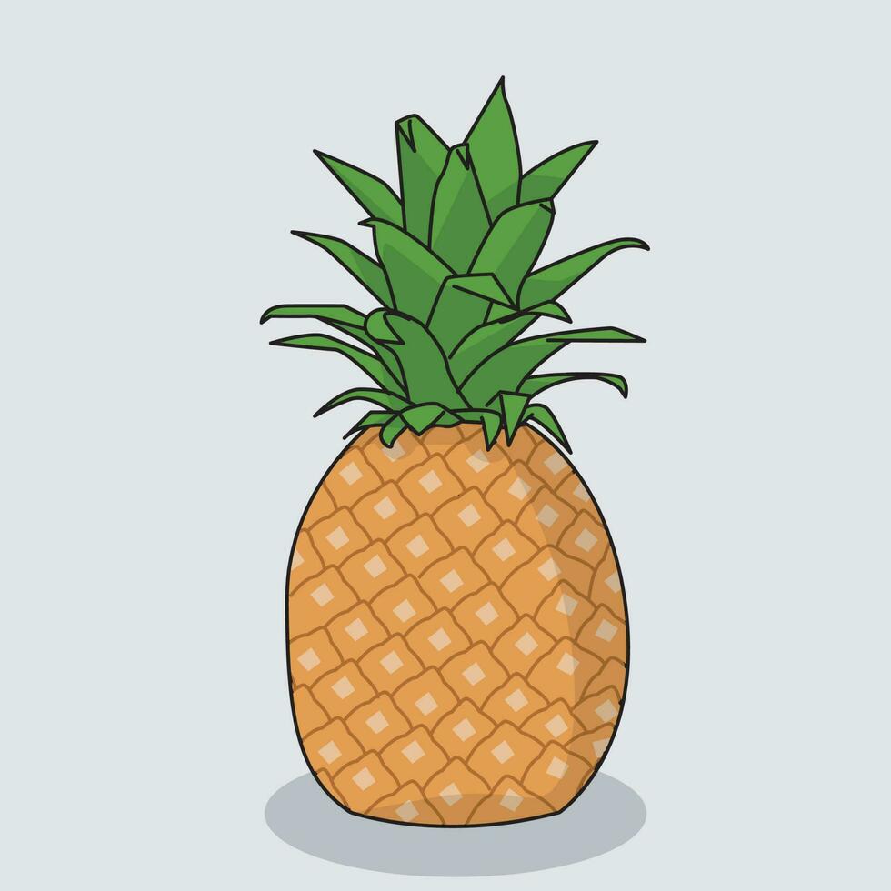 illustration vector graphic of fruit and vegetable