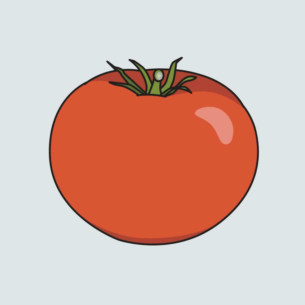 illustration vector graphic of fruit and vegetable