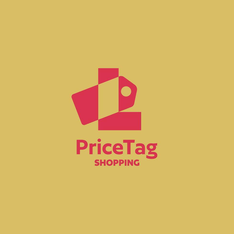Alphabet L Price Tag Logo vector