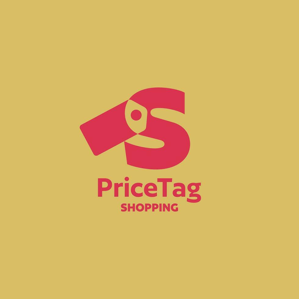 Alphabet S Price Tag Logo vector
