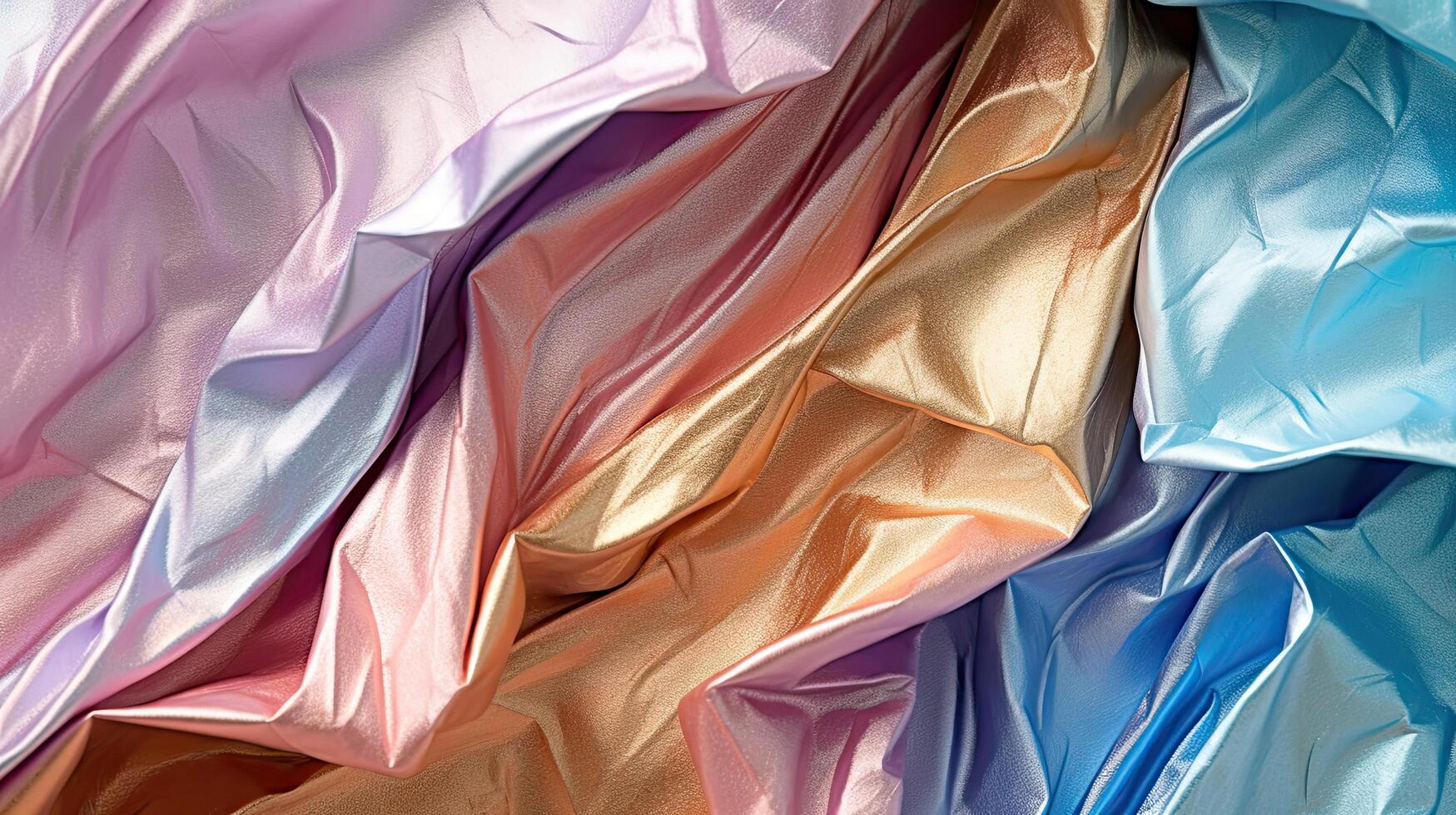 Pastel Crinkled Foil Pattern. Illustration photo